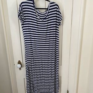 Pink blush maternity dress